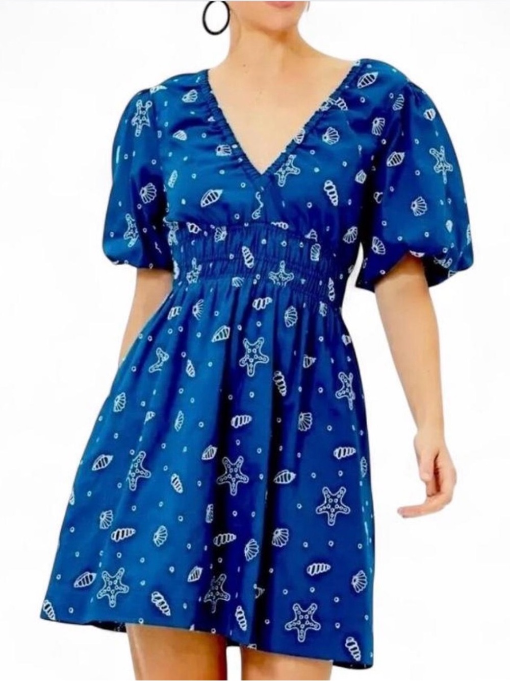 Lilly Pulitzer Kilynn Short Sleeve Eyelet Dress in Women’s Size 2